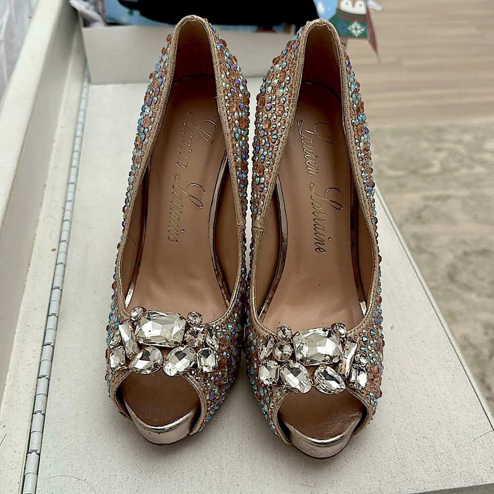 Sparkly heels